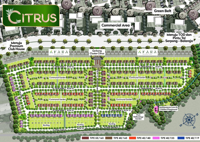 cluster citrus kota podomoro tenjo