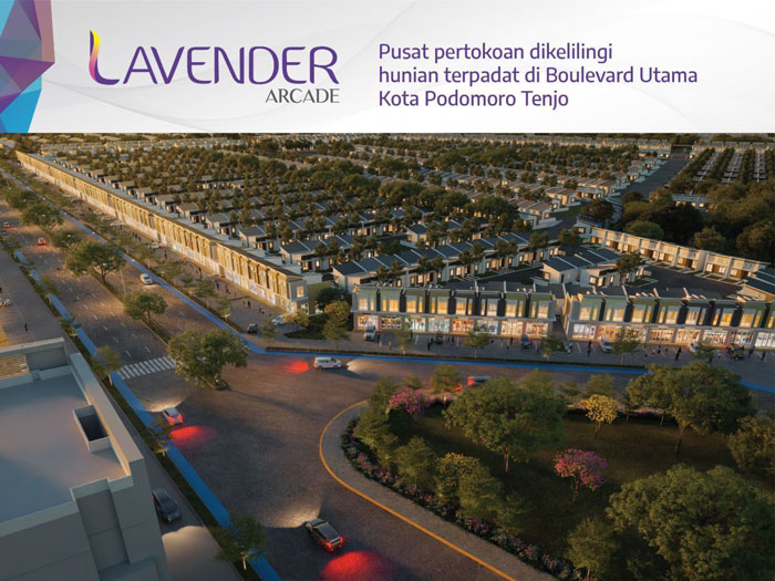 ruko lavender kota podomoro